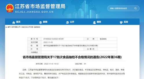 江蘇省市場監(jiān)督管理局公布餐飲食品抽檢結(jié)果 14批次中2批次不合格，遠(yuǎn)程健康管理服務(wù)助力食品安全監(jiān)管